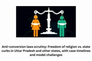 Anti-conversion laws scrutiny Freedom of religion vs. state curbs in Uttar Pradesh and other states, with case timelines and model challenges