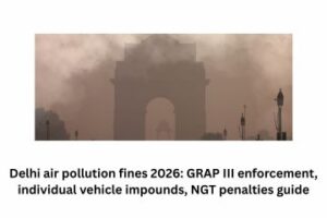 Delhi air pollution fines 2026 GRAP III enforcement, individual vehicle impounds, NGT penalties guide