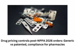Drug pricing controls post-NPPA 2026 orders Generic vs patented, compliance for pharmacies
