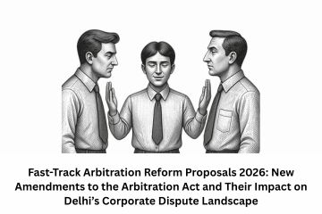Fast-Track Arbitration Reform Proposals 2026: New Amendments to the Arbitration Act and Their Impact on Delhi’s Corporate Dispute Landscape