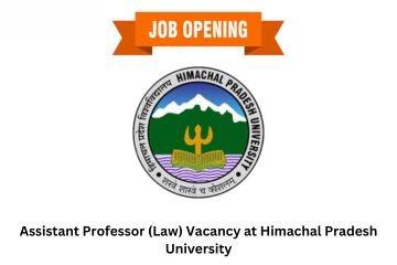 Assistant Professor (Law) Vacancy at Himachal Pradesh University