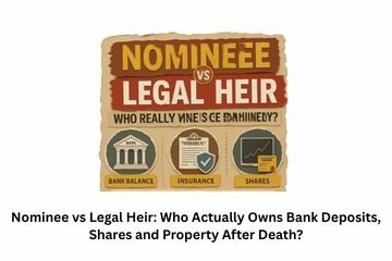Nominee vs Legal Heir: Who Actually Owns Bank Deposits, Shares and Property After Death?