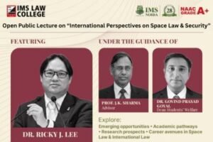 Open Public Lecture on “International Perspectives on Space Law & Security”